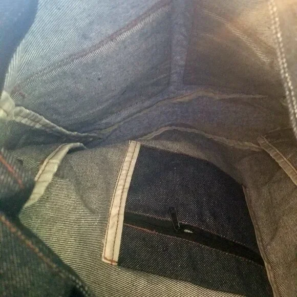 Denim Shoulder Crossbody Purse Messenger Bag NWTO - Picture 4 of 6